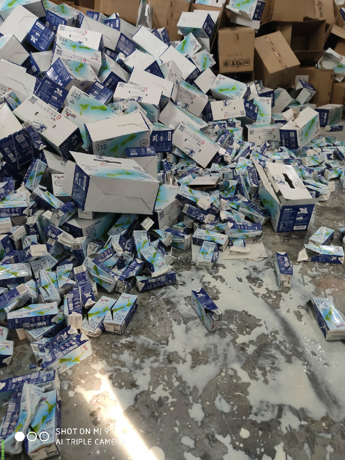 广州牛奶液体如何销毁处理？变质过期食品报废厂家